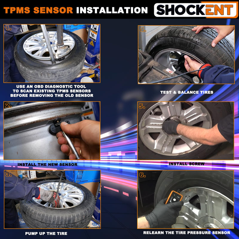 13598773 Upgraded 433MHZ TPMS Sensor Fits for:-Chevy Traverse 2016-2022, Malibu 2016-2022, Cruze 2016-2019, Impala 2017-2018, Tire Pressure Monitoring System Sensor-4PCS