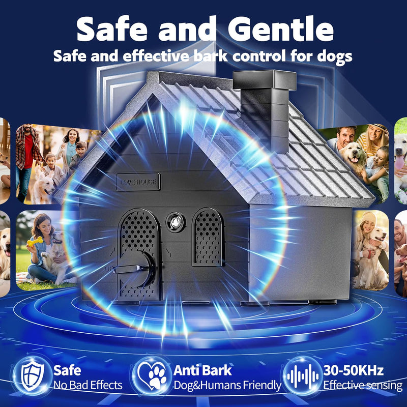 AODA Anti Barking Device for Dogs, Ultrasonic Dog Bark Deterrent Devices, Dog Barking Silencer up to 50 FT, Dog Barking Control Device, Bark Box Indoor Outdoor Use