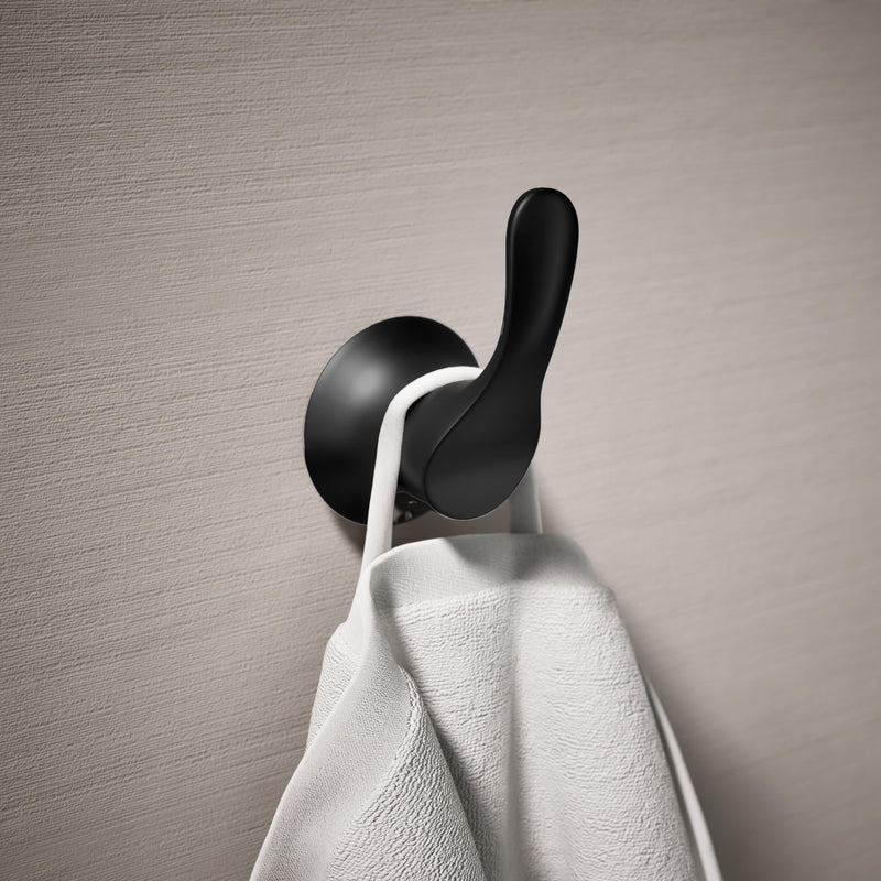 Kohler 27395-BL Simplice® Robe Hook, Matte Black
