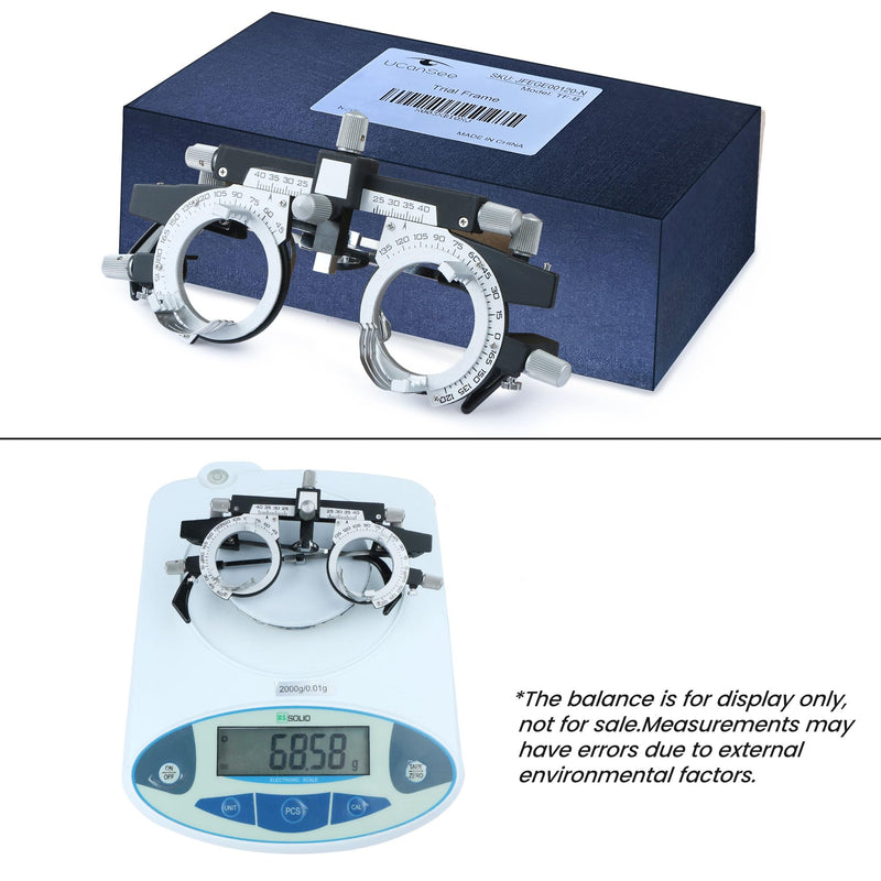 Optical Adjustable Trial Lens Frame Full Function Optometry Frame (PD: 48-80mm) - Suitable for Optometrists