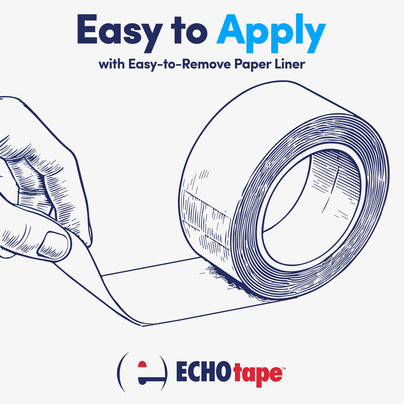 ECHOtape FS-G7736 Facing Insulation Tape All Weather White 2.83 in x 50 yd