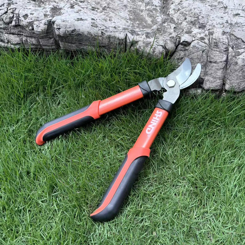 SHIND Lopper Heavy Duty Branch Cutter Tree Clippers with Compound Action, Chops Thick Branch Ease, Garden Loppers Pruning, 15 Inch Tree Trimmer with 1.6” Clean Cut Capacity (15 Inch）