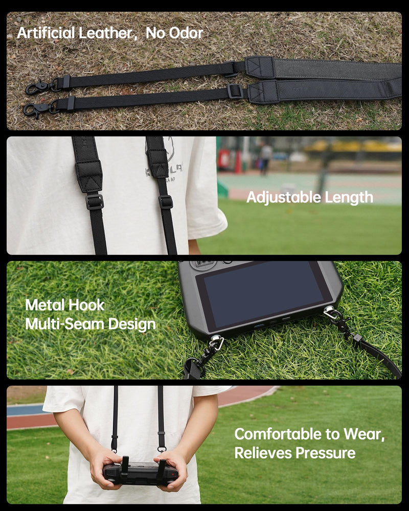 Lanyard Neck Strap+Joysticks for DJI 𝗥𝗖 𝗣𝗿𝗼 Controller, 50-63'' Lanyard Remote Controller Sticks for DJI Mini 3 Pro, Air 2S, Mavic 3/Pro/Classic/Cine Drone Accessories (1 Pcs+3 Pairs) Lanyard + Joysticks (3 Pairs)