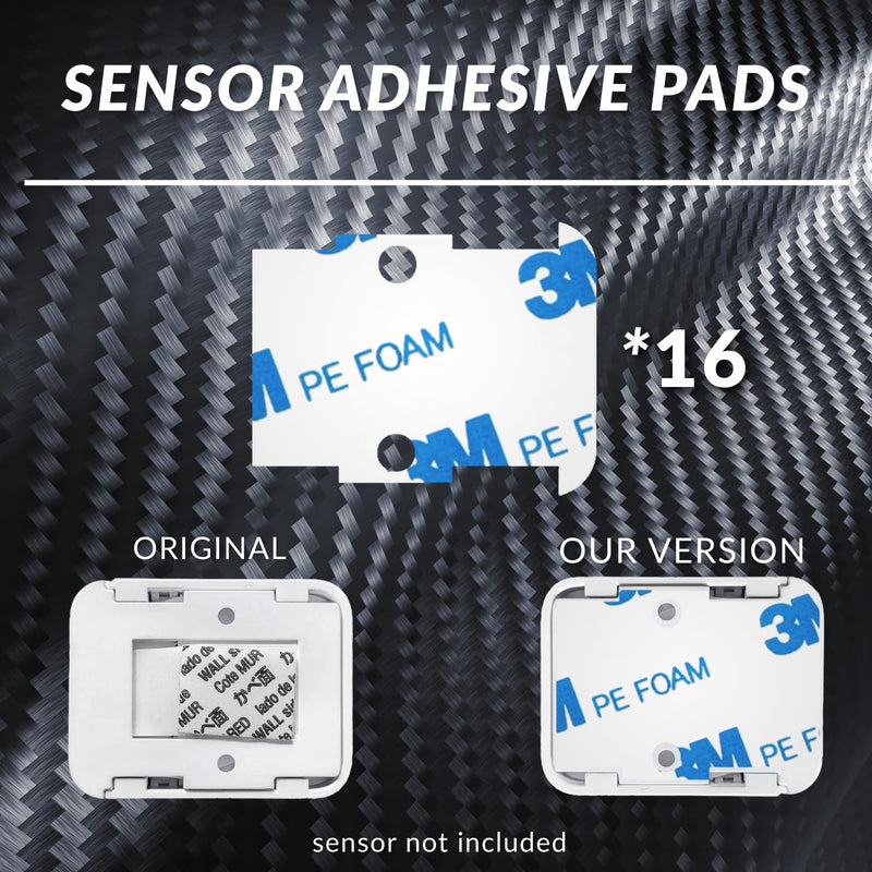 Entry Sensor Adhesive Pads for SimpliSafe(32-Pack) – Pre-Cut Replacement Tape for Sensors & Magnets | No Cutting Needed, Strong Hold, Residue-Free Removal | Compatible with SimpliSafe Security Systems