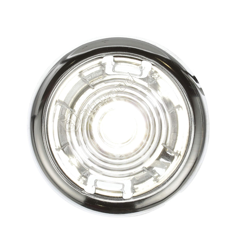 attwood 6342SS7 Stainless Steel Interior and Exterior 1.5-Inch Round LED Courtesy Light, White