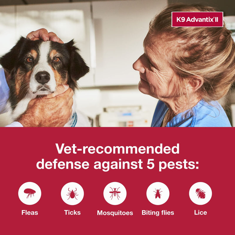Bundle of K9 Advantix II Large Dog | 2-Mo Supply + Pet Protect Allergy* + Immune+ Seasoderm™ | 60 Count