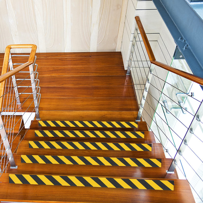 COSIMIXO 4" x 35Ft Black&Yellow Heavy Duty Anti Slip Tape for Stairs Outdoor/Indoor Waterproof Grip Tape Safety Non Skid Roll for Stair Steps Traction Tread Staircases Anti-Slip Strips… 4" x 35Ft Black & Yellow