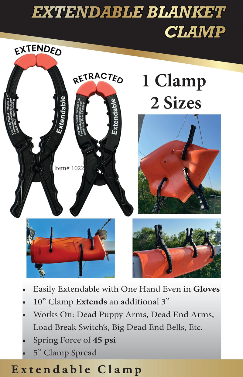 Lineman Utility Extendable Blanket Clamp
