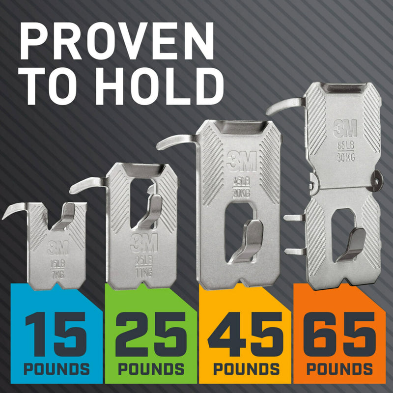 3PH15M-5ES Claw Drywall Picture Hangers & Markers, Holds 15-Lbs, 5-Pk. - Quantity 1