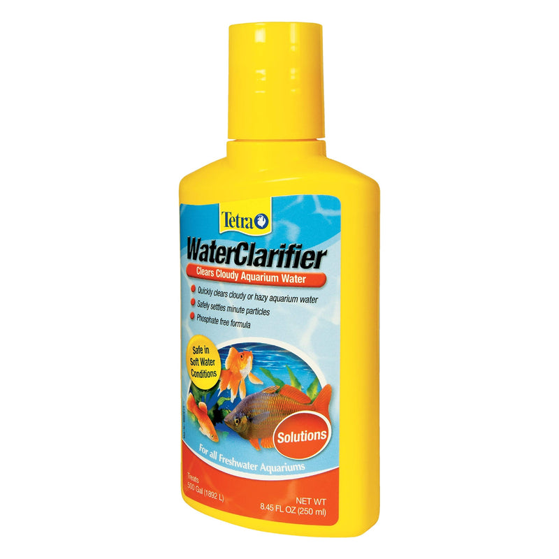 Tetra Water Clarifier, Aquarium Treatment Solution, 8.45 oz, Clears Cloudy Aquarium Water, Safe to Use with Fish and Plants, For Fresh Water 8.84 oz