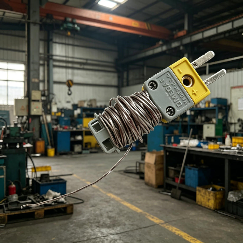 for Fieldpiece ATB1 K-Type Thermocouple HVAC Probe | Fieldpiece ATB1 K-Type Thermocouple -50 to 257°F with Mini Plug Nickel Chromium Aluminum Wire Wrap-Tab Storage