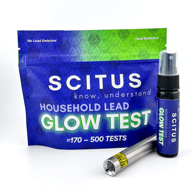 Scitus Know, Understand Glow Test 170-500 Tests for Lead in Paint, Ceramic, Stripped Wood, Varnish, Lead Test Kit