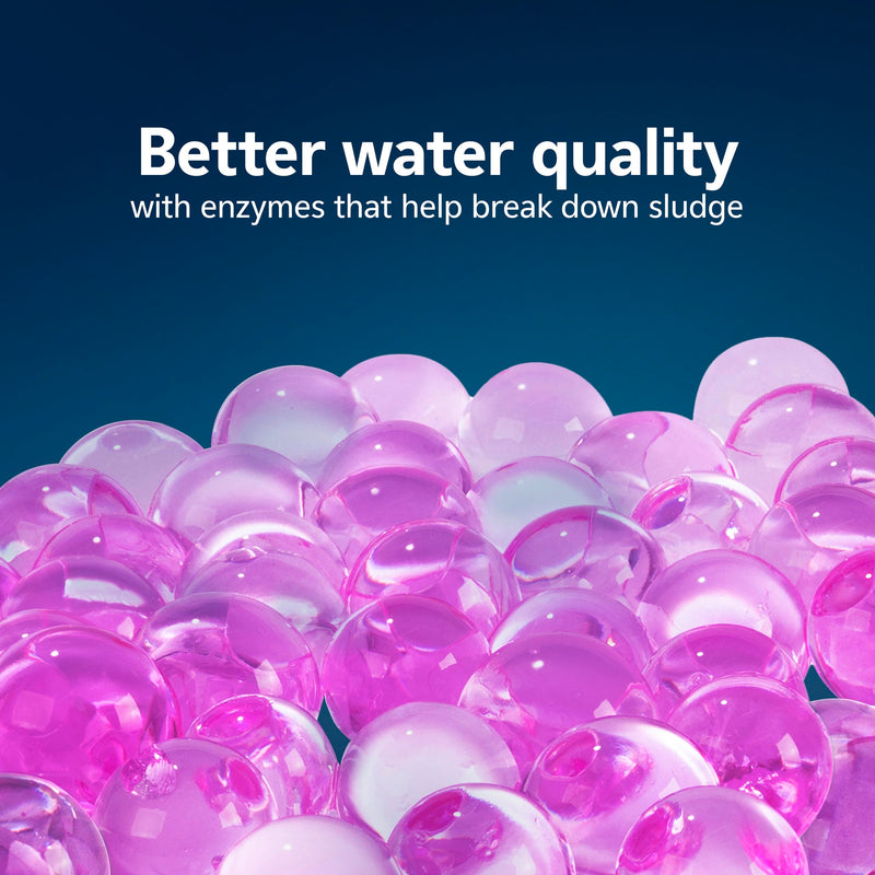 Aqueon Pure Betta Beads, Water Care for Unfiltered Aquariums, Maintains Clear Water and Helps Breakdown Organic Sludge, Pink (Pack of 2) One Pouch (Pack of 2)