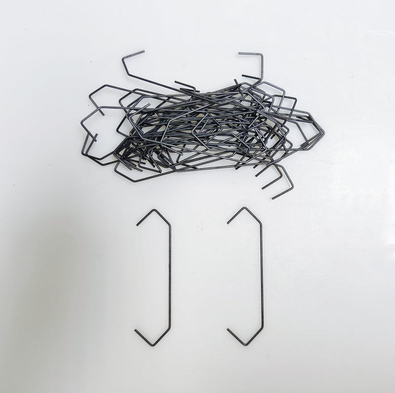 50PCS Silver Powder Coating V-Hook V-Shaped Hook, 4 "Long .062 V-Shaped Leg Length Spring Steel (4 "Long .062 V-Shaped Leg Length 0.75 ") 4 "Long .062 V-Shaped Leg Length 0.75 "