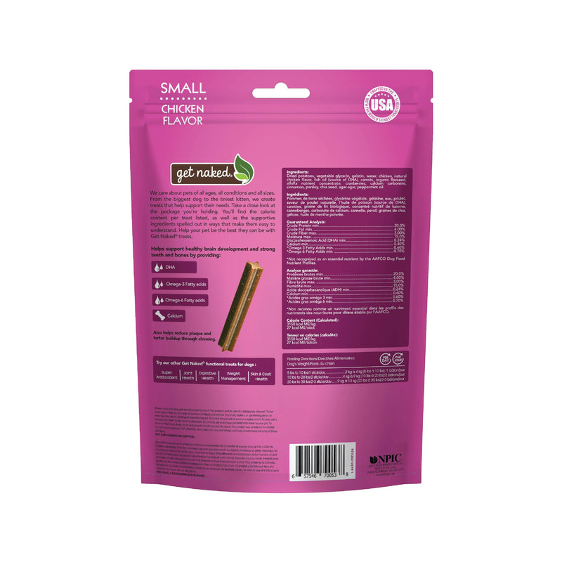 Get Naked Grain Free 1 Pouch 6.2 Oz Puppy Health Dental Chew Sticks, Small 6.2 Ounce (Pack of 1) - PawsPlanet Australia