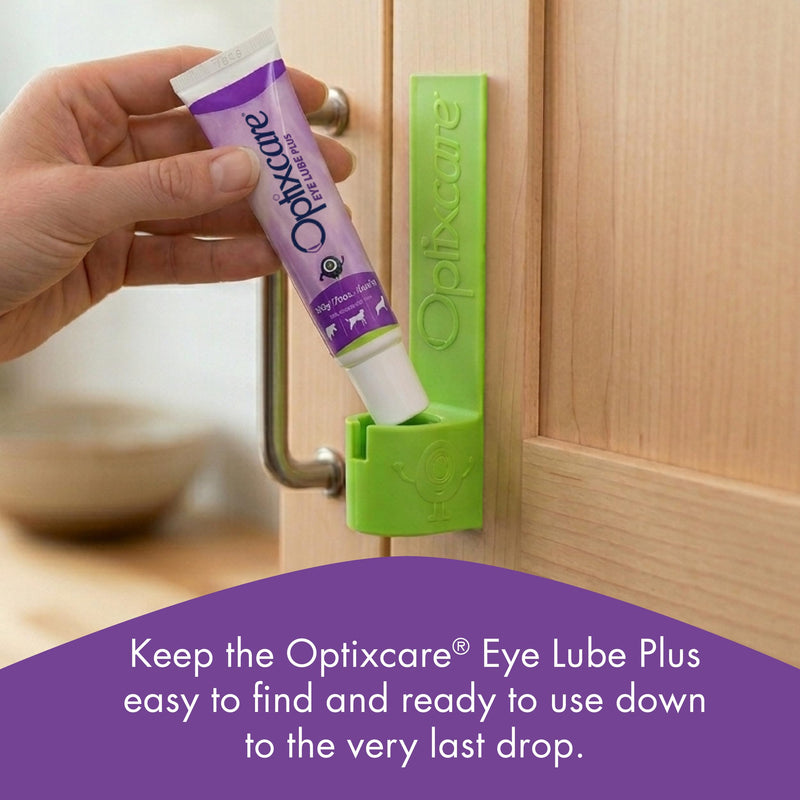 Optixcare Eye Lube Plus Home Kit – 3 x 20g Tubes + Lubricant Holder – Long‑Lasting Eye Lubrication for Pets – Daily Eye Moisture Support