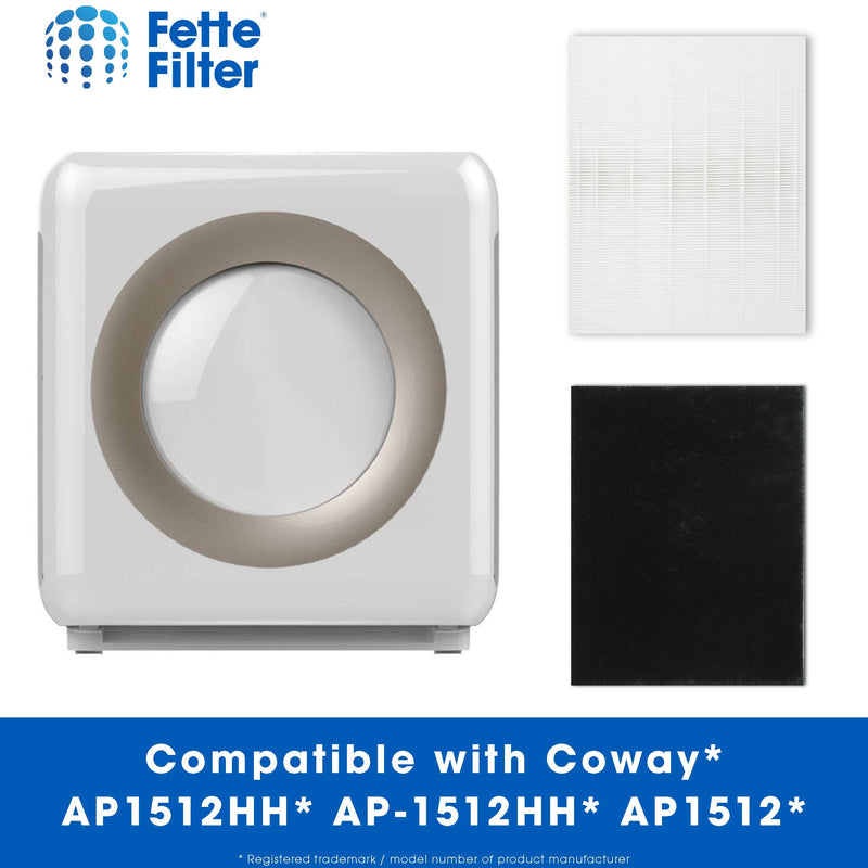 AP-1512HH Premium H13 True Hepa Filter for Coway Mighty & Airmega 200M 2 Count (Pack of 1)