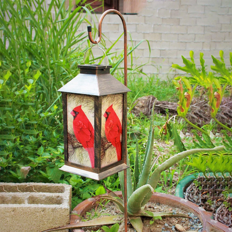 Solar Lanterns, Outdoor Hanging Lanterns Waterproof LED Solar Cardinal Lights Tabletop Lamp for Outdoor Patio Garden as Gifts for Mom Grandma Women Art Deco1