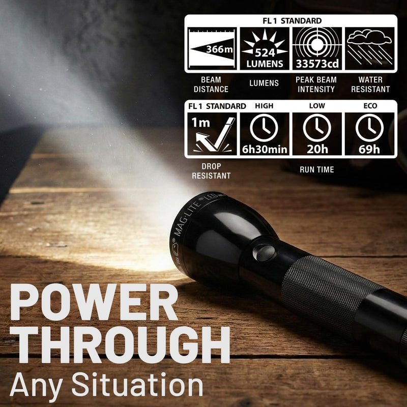 MAG-LITE® ML300L™ LED 3 Cell D Flashlight