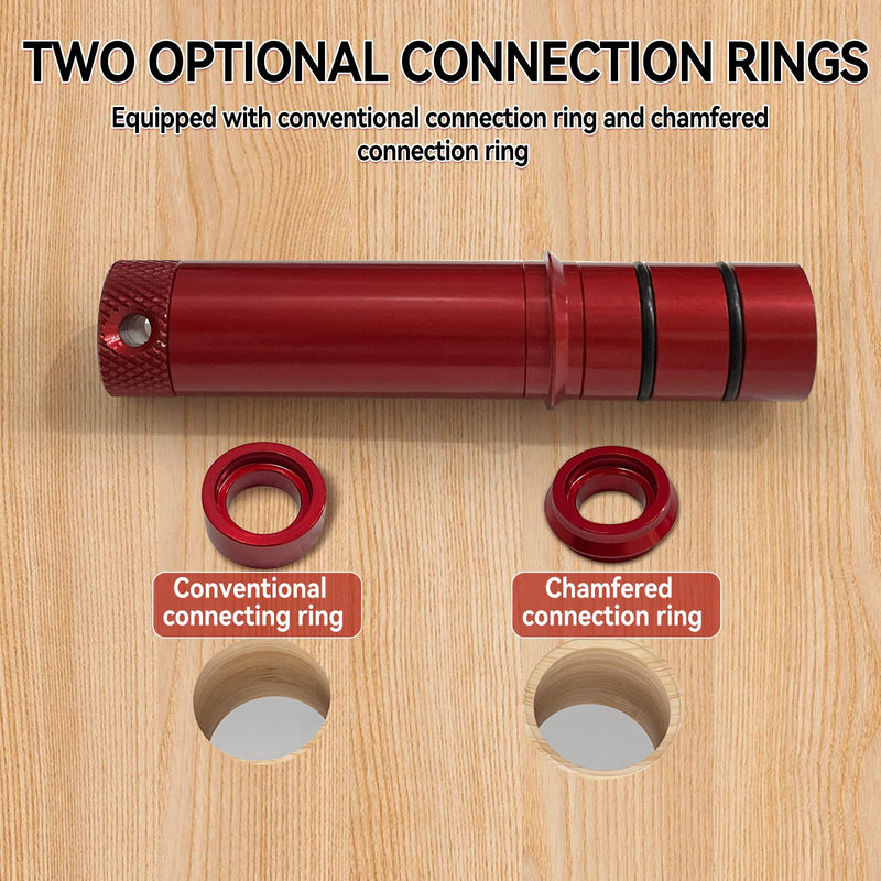 20mm Bench Dogs Set of 8, Non-Slip Aluminum Alloy Table Planing Stop Bench Dogs for T-Track Woodworking Table Workbench Peg Brake Stops Positioning Planing Plug for 20mm Dog Hole, Red