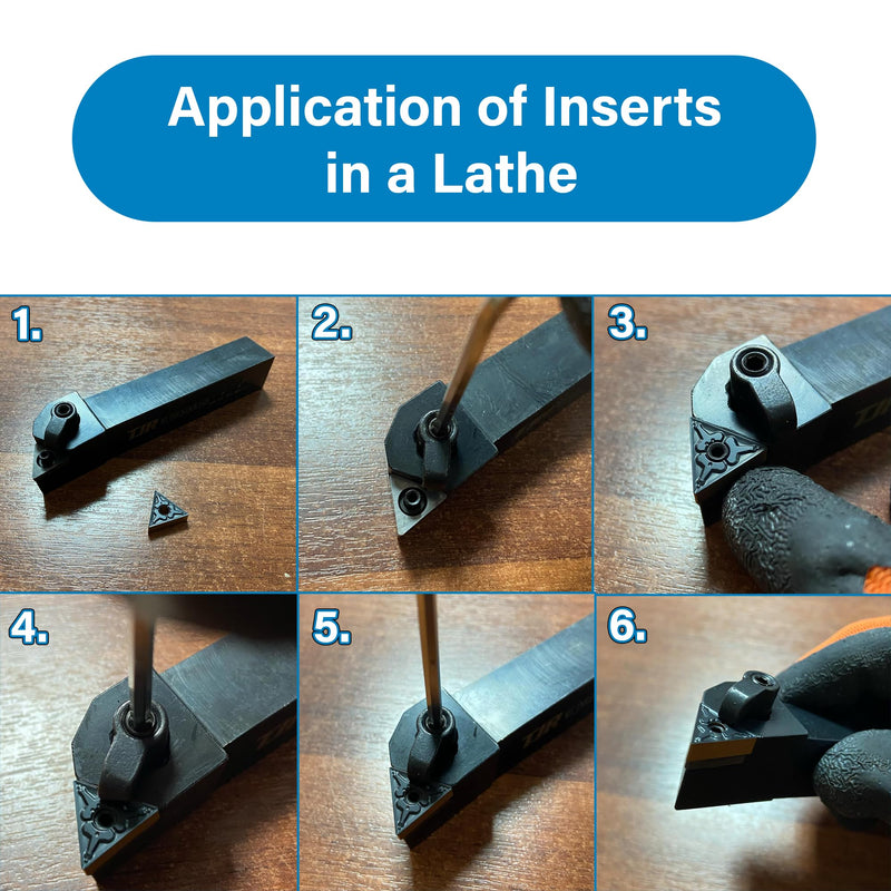 TJR® 10-Pack TNMG331 / TNMG160408-TM LF9218 Indexable Carbide Lathe Inserts for CNC & Standard Lathes – Premium Machining for Stainless Steel, Steel, Cast Iron & More