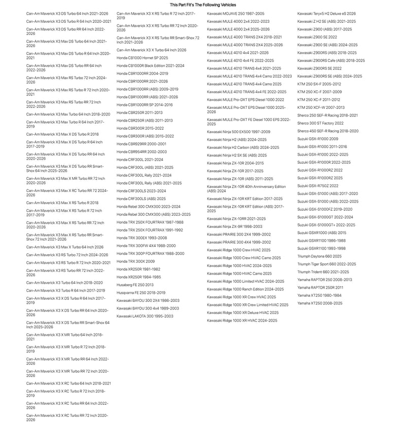 TUSK Flexible Cylinder Hone For Use in Bore Sizes From 74-76mm Compatible with HONDA CAN-AM KAWASKI YAMAHA KTM Models with 74-76mm Cylinder Bore