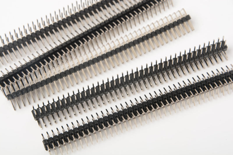 20Pcs 2.54mm 2 x 40-pin Breakaway Double Row Right Angle PCB Pin Headers Connector for Prototype Shield