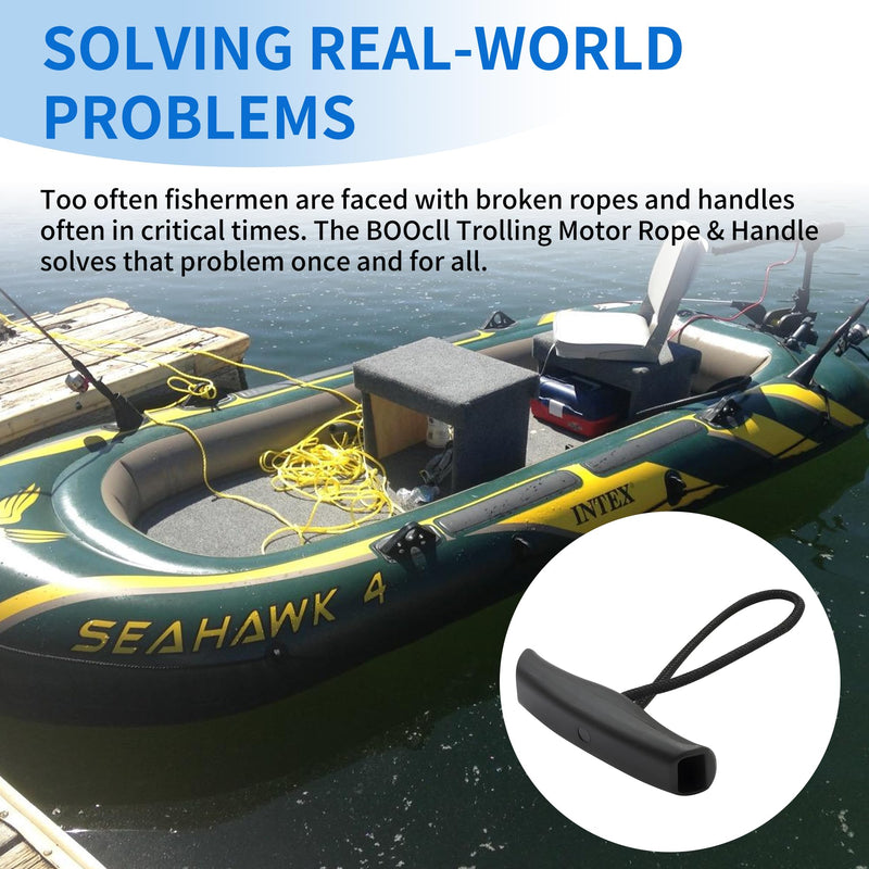 2Pcs MKA-45 Trolling Motor Rope & Handle, Lift and Release Rope for Maxxum and Edge Bow-Mount Trolling Motors -Compatible with Minn Kota Trolling Motor Parts,Sports & Outdoors