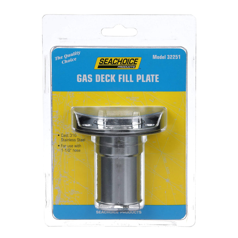 Seachoice Deck Fill with Cap Gas Fill w/Cap Safety Chain