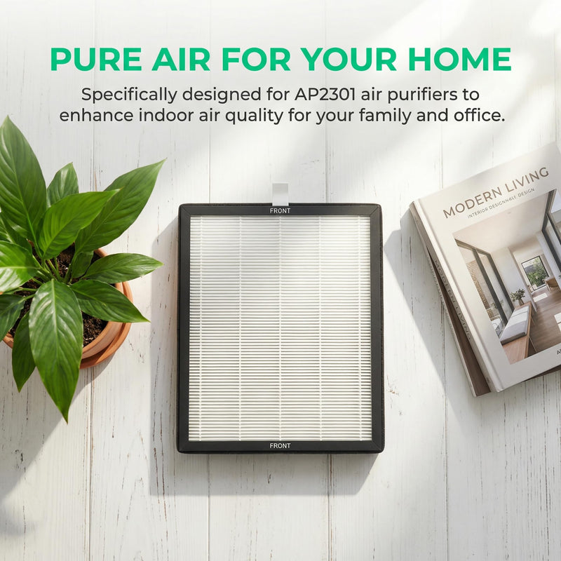 H13 Filter For AIRTOK AP2301 & Honeyuan/Pheemio ZY3866G Air Purifier