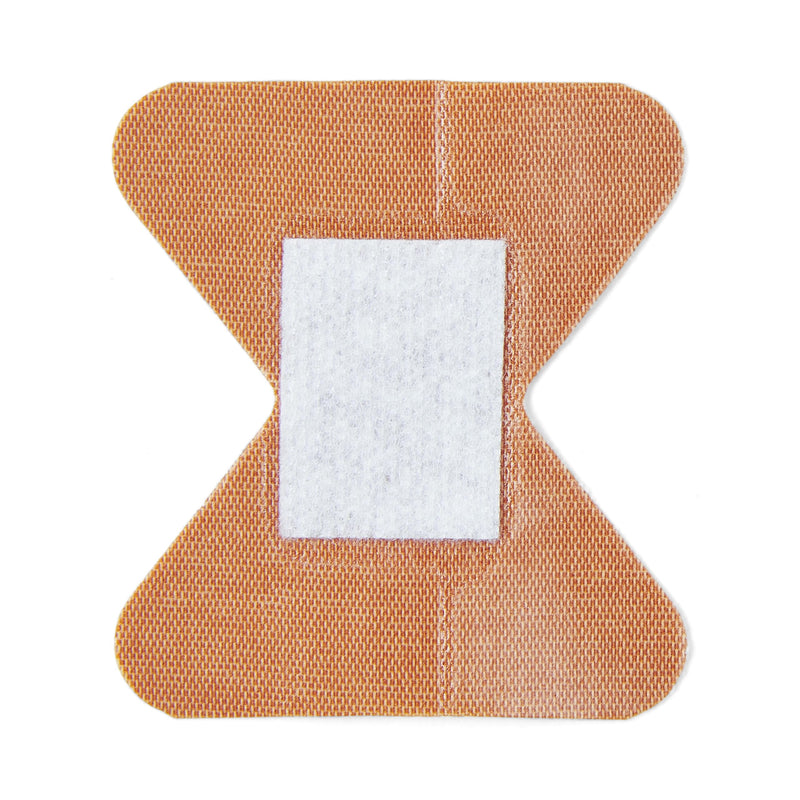 CURAD Flex-Fabric Adhesive Fingertip Bandages, Skin-Friendly Adhesive, 2 x 1.75 Inches, Breathable Fabric, 100 Bandages Per Box - NewNest Australia