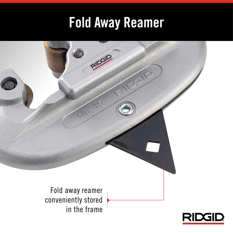 Ridgid 32920 model 15 Screw Feed Tubing Cutter, 3/16" To 1-1/8" Tube Cutter Small