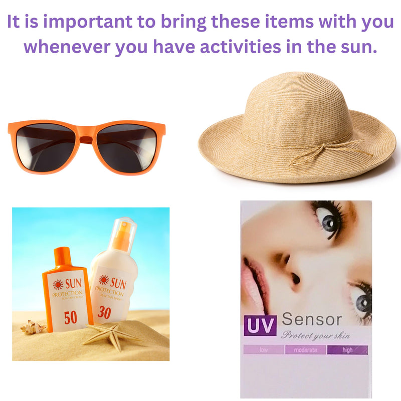 UV Tester, UV Tester Card, UV Detector, Reusable UV Identifying Card, UV Sensor Card, UV Ray Test Cards for Sun, UV Intensity Test Card (Set of 5)