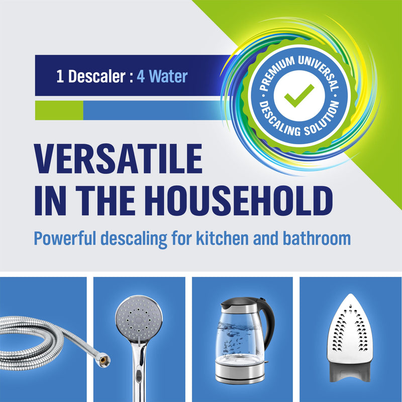 WoldoClean Descaler Solution for Coffee Maker 25.4 oz (6 uses) - compatible with compatible with Keurig, Nespresso, Breville, Ninja, Cuisinart
