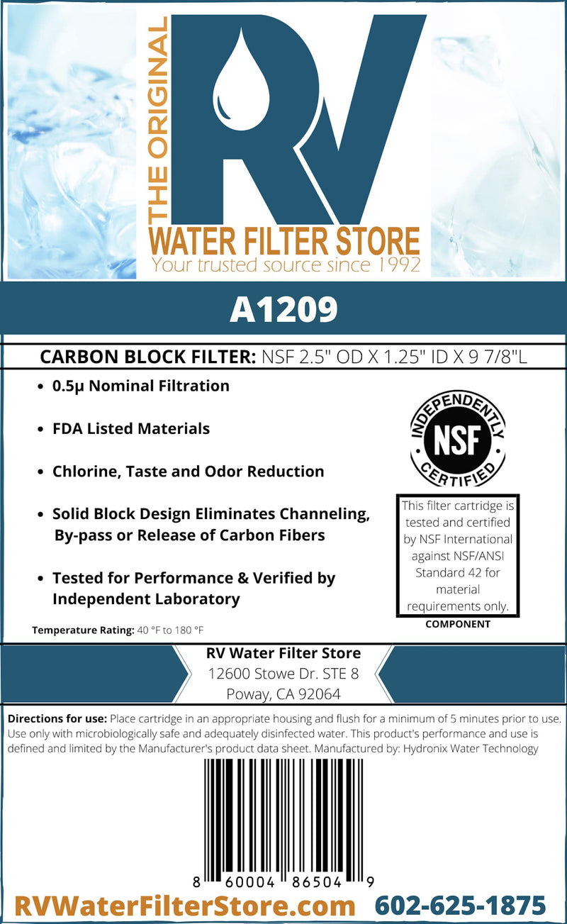 0.5 Micron Carbon Block Filter