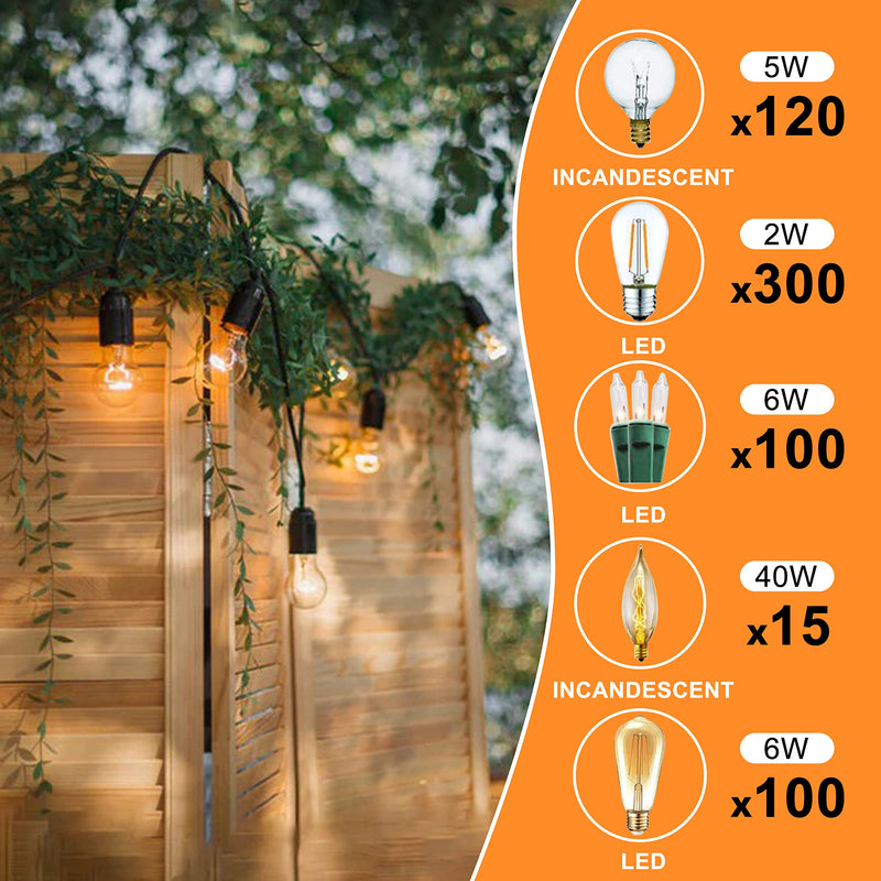Outdoor Dimmer for String Lights, 600 W Outdoor Dimmer Switch, 100 FT Remote Control Light Dimmer, Dusk to Dawn Dimmer Plug for Dimmable Outdoor String Lights, Lamps and Patio Lights,Timer,Waterproof