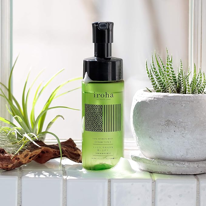 iroha Delicate Zone Soap, Intimate Wash, Foam Type, Bergamot and Bitter Orange Scent, Foam Type, 5.1 fl oz (150 ml), Weak Acid - NewNest Australia