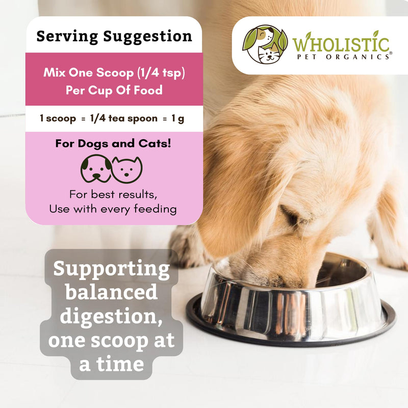 Wholistic Pet Organics Canine Complete & Dog Probiotics Powder - Dog Multivitamins with Prebiotics and Probiotics for Immune System, Digestive Health & Overall Health Support - Promote Daily Wellness