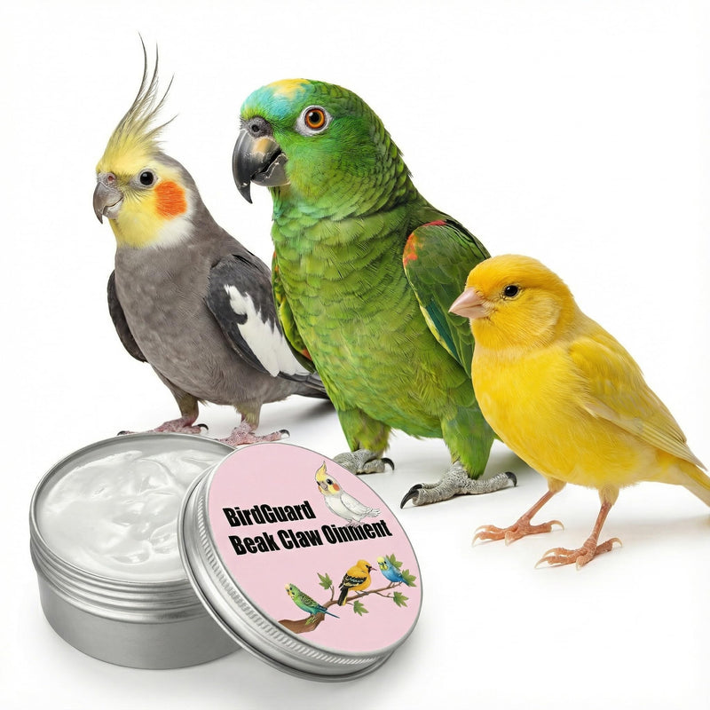 Bird Beak Care Balm & Parrot Foot Moisturizer, Hydrating Oil for Dry Cracked Beak & Skin, Bird Grooming Supplies for Parakeet, Cockatiel, Conure