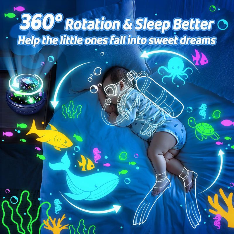 Night Light for Kids, 93 Lighting+3 Films Kids Night Light Projector, Remote+Dimmable Star Projector for Kids, 360° Slient Star Lights for Ceiling Projector, Stars for Ceiling Stars Gifts Night Light for Kids-Black