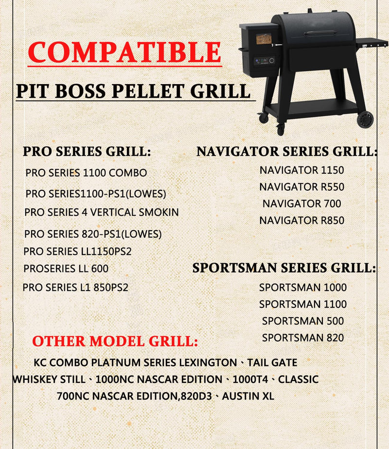 Replacement RTD Temperature Probe Sensor, Compatible with Pit Boss Pellet Grill PB1000XL-025-R00 V2 RTD Sensor Probe