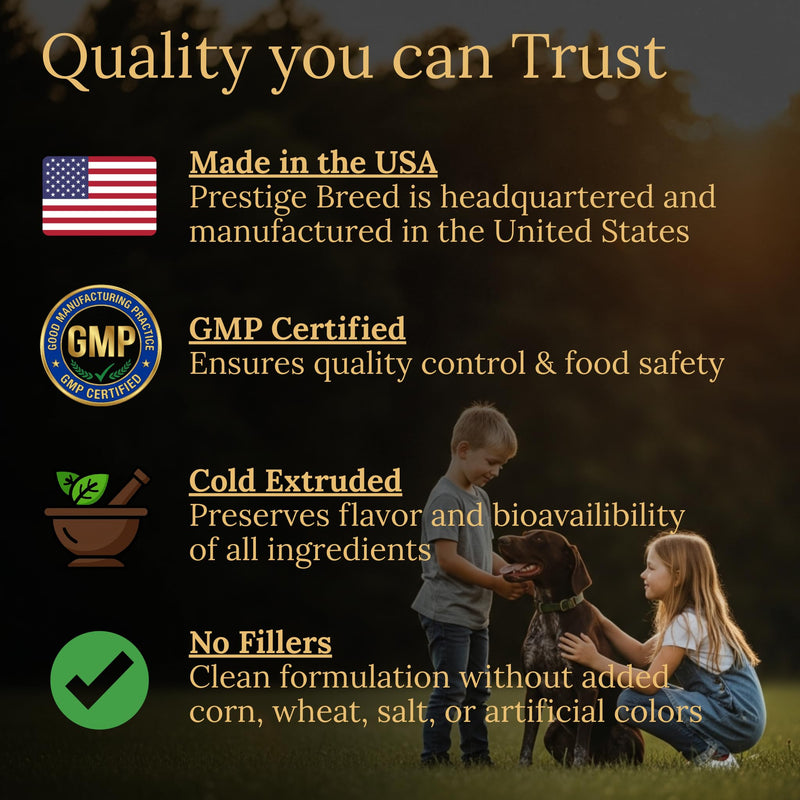 German Shorthaired Pointer Multivitamins, 90 Count, Made in the USA with Real Bacon.
