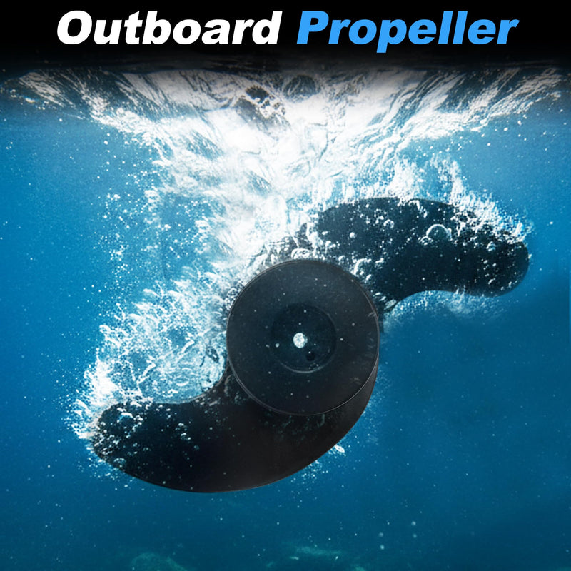 MKP-32 Trolling Motor Propeller for Minn Kota, 2 Blade Weedless Wedge Prop for 3-5/8" Motor Diameter, Outboard Prop 2091160/1865017, for Minn Kota Terrain Edge Endura Etc