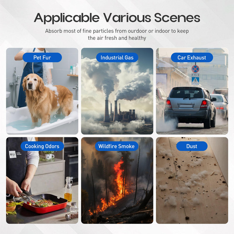 HRF-G Replacement Filter, Compatible with Honeywell HPA030/HPA080/HPA180/HPA020/HPA075/HPA175 Series Air Purifier, Part Number HRF-G1/HRF-G2, HEPA Air Purifier Filter G, 4 Pack