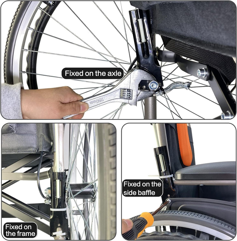 Wheelchair Safety Flag, Bicycle Safety Flag, Polyester Full Color Tear Resistant Waterproof Yellow with Reflective Flag, Bike Flag with Heavy Duty Fiberglass Poles for Safety 6 Feet Adjustable Height yellow -1