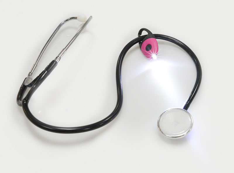 Princeton Tec Impulse Stethoscope Light (20 Lumens, Pink) Stethoscope Light (White LED)