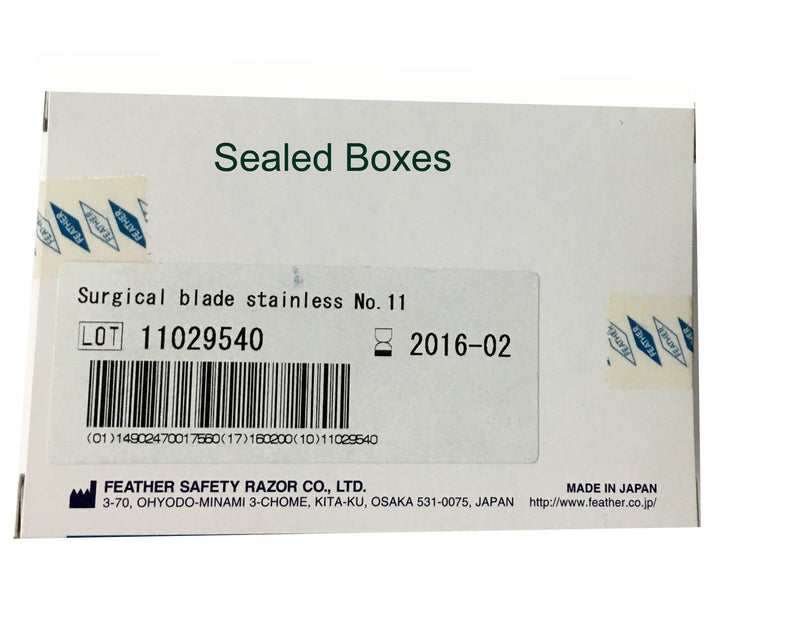 Graham-Field 2976#11 Sterile Surgical Blade, Stainless Steel Medical Knife Tool, Size 11, Pack of 100 #11