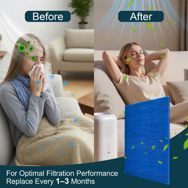 20x30x1 Washable Reusable Filter Fits Furnace and Air Conditioner