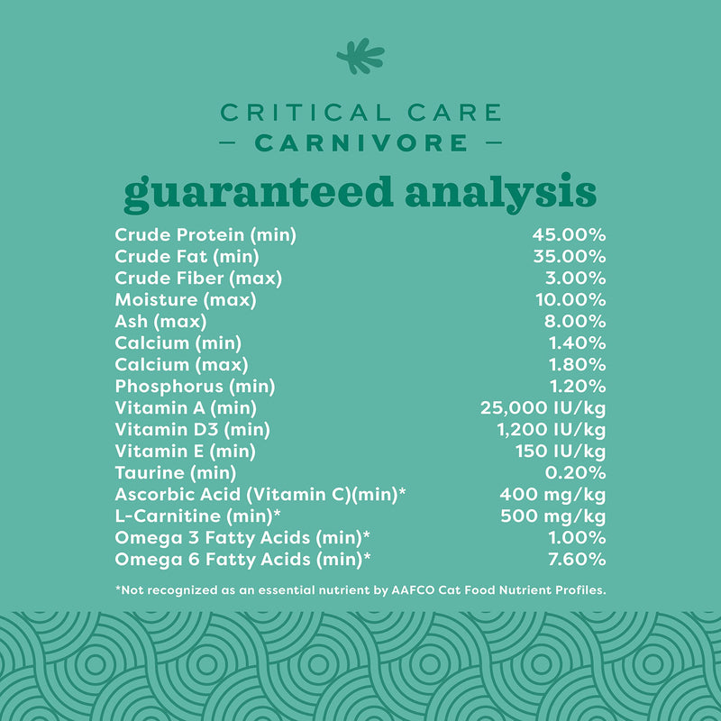 Oxbow Critical Care Carnivore - Nutritionally Complete Feeding Assist Formula for Small Animals & Pets (70g) 2.47 Ounce (Pack of 1)