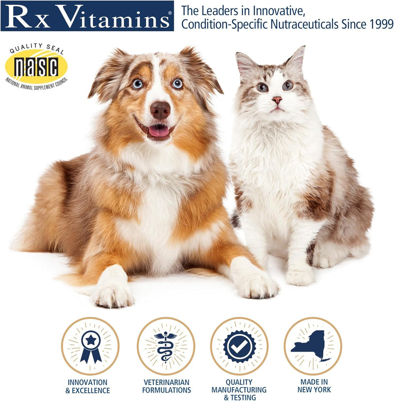 Rx Vitamins for Pets Phos-Bind for Dogs & Cats - Supports Normal Function & Health of Kidneys - 200 g Powder